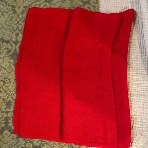 Vibrant Red Women's Scarf cashmere blend